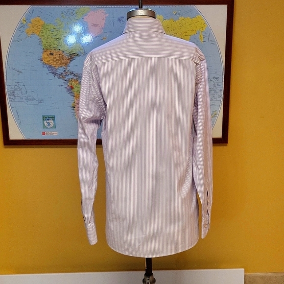 Tommy Hilfiger,  Mens sze Med,  Vintage,  Button Down,  Long Sleeves dress shirt - Picture 8 of 15